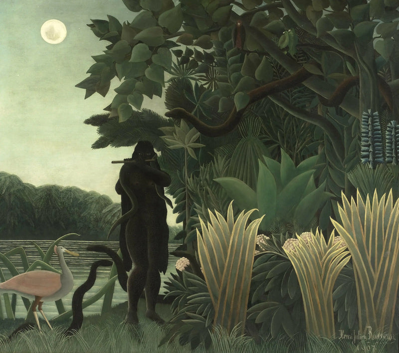 A Sedutora de Serpentes - Henri Rousseau