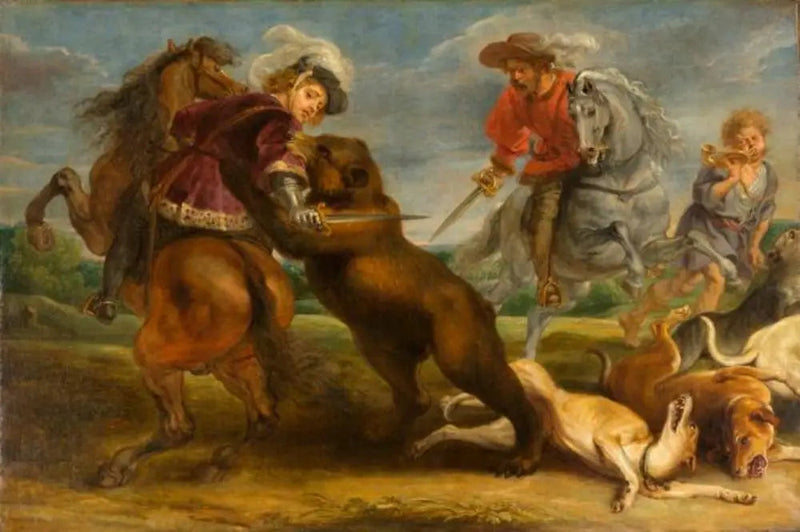 A caça ao urso - Peter Paul Rubens