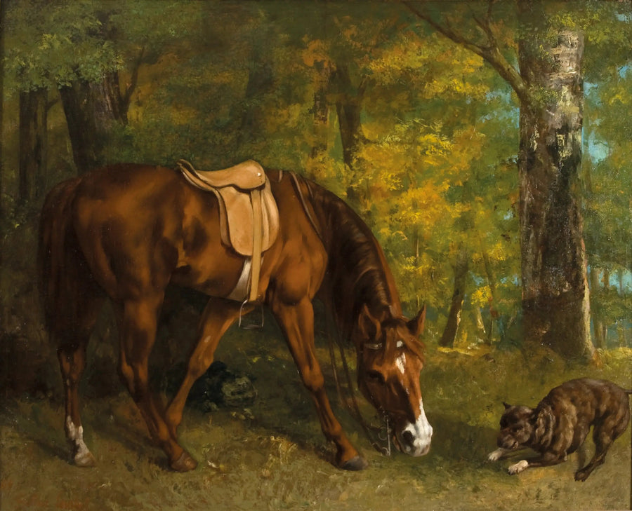 A Caça à Raposa - Gustave Courbet