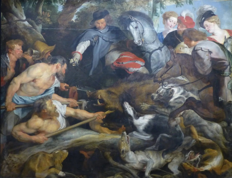 A Caça ao Javali - Peter Paul Rubens