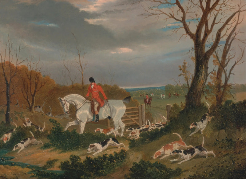 A caça ao Suffolk: Rumo à cobertura perto de Herringswell - John Frederick Herring, Sr.
