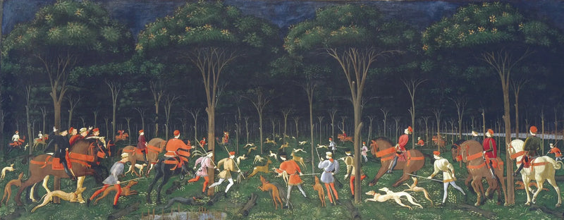 A Caça Noturna - Paolo Uccello