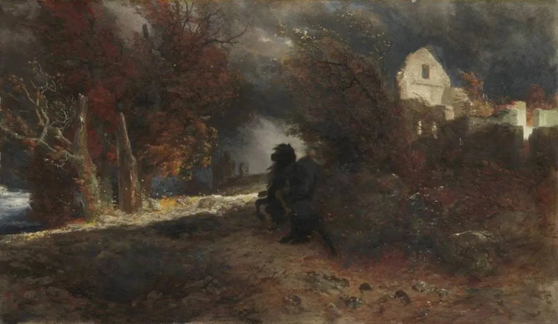 A cavalgada da morte - Arnold Böcklin