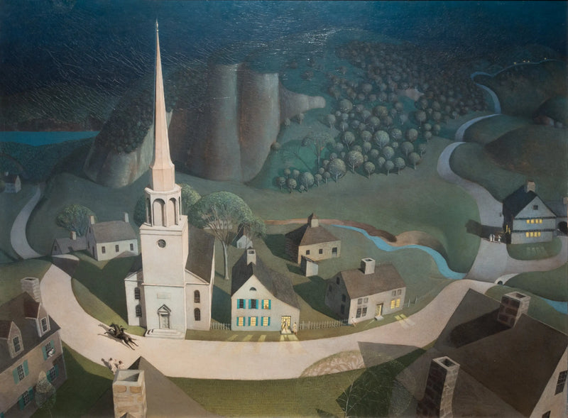 A Cavalgada Noturna de Paul Revere - Grant Wood