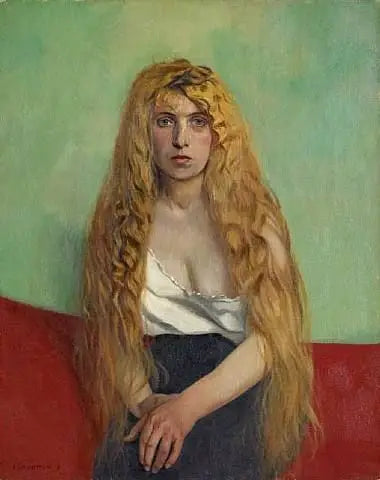 A cabeleira loira - Félix Vallotton