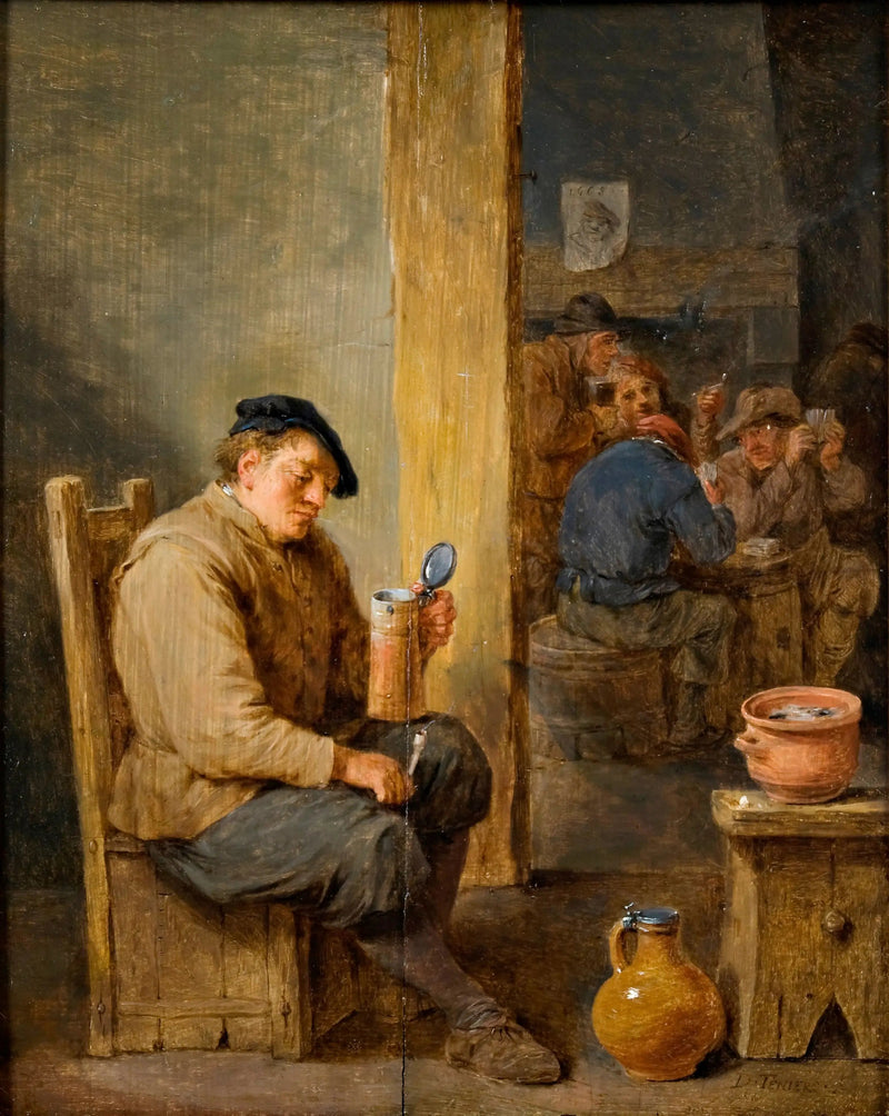 A caneca vazia - David Teniers, o Jovem