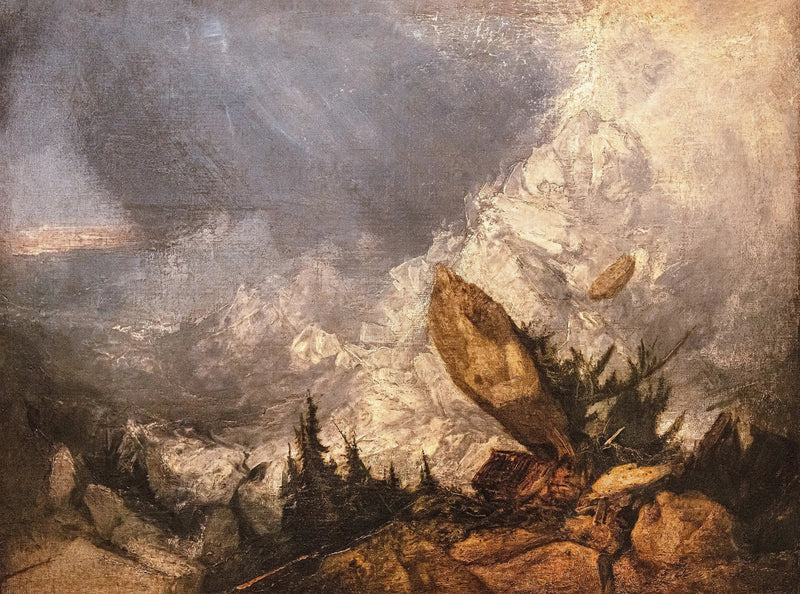 A Queda de uma Avalanche nos Grisons - J. M. W. Turner