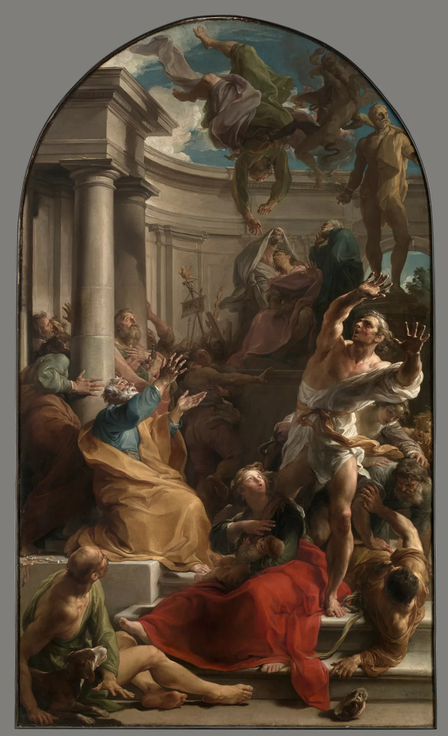 A Queda de Simon Mago - Pompeo Batoni