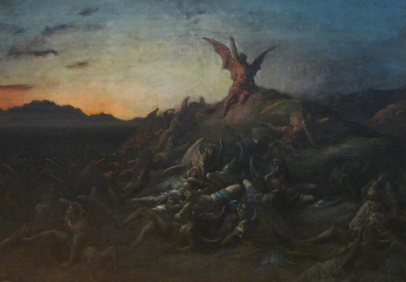 A Queda dos Anjos Rebeldes - Gustave Doré