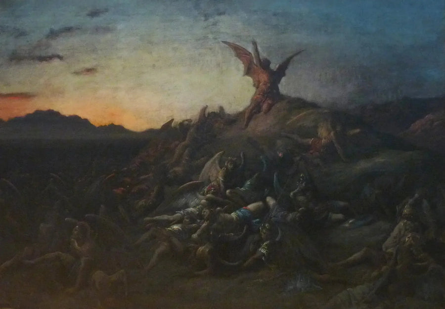 A Queda dos Anjos Rebeldes - Gustave Doré