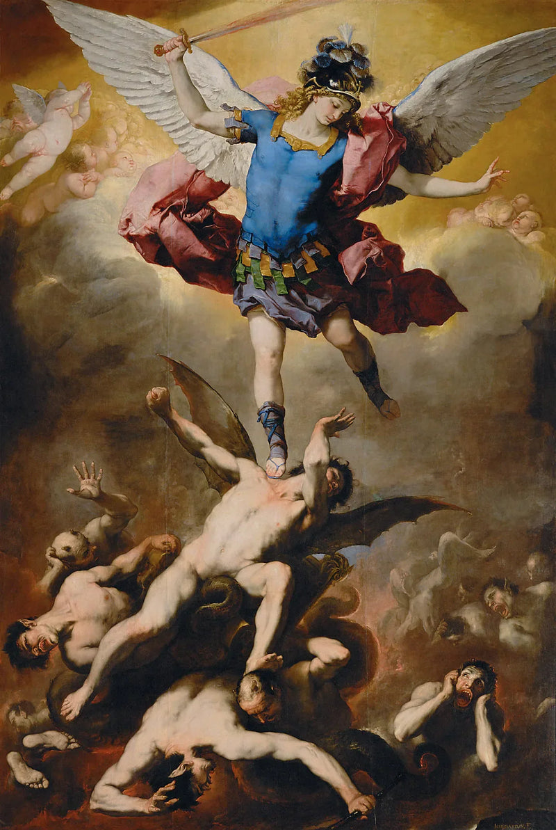 A Queda dos Anjos Rebeldes - Luca Giordano