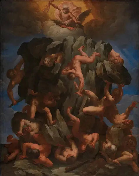 A Queda dos Gigantes - Guido Reni