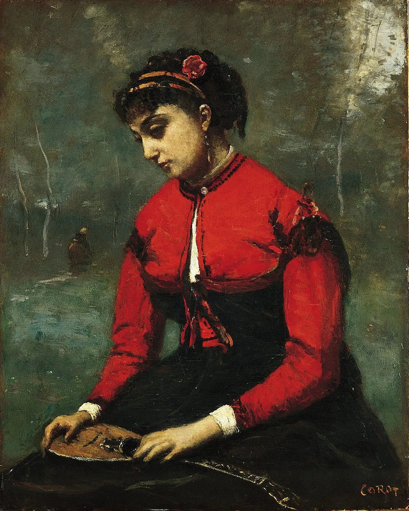 A Cigarra - Jean-Baptiste Camille Corot