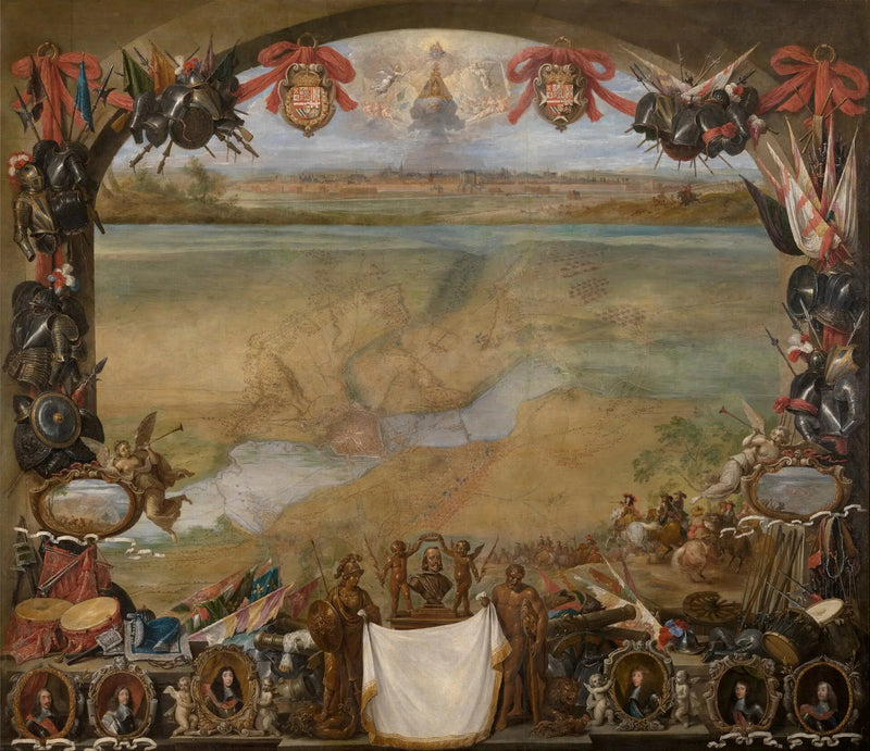 A cidade de Valenciennes - David Teniers Júnior