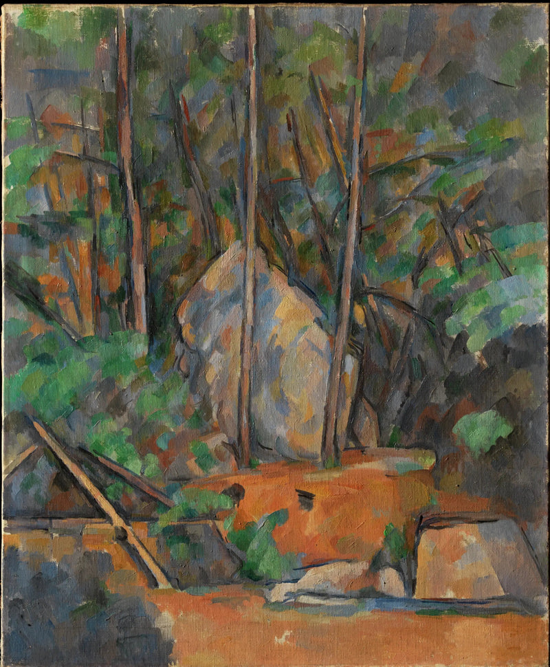 A Cisterna no parque do Château Noir - Paul Cézanne