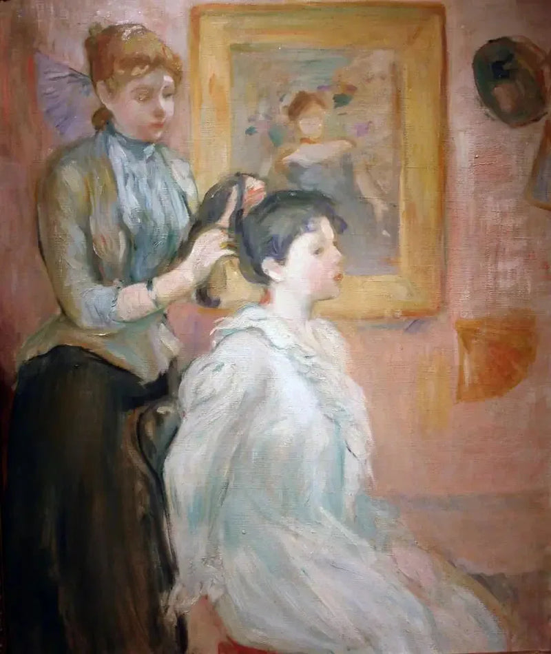 A Coiffure - Berthe Morisot