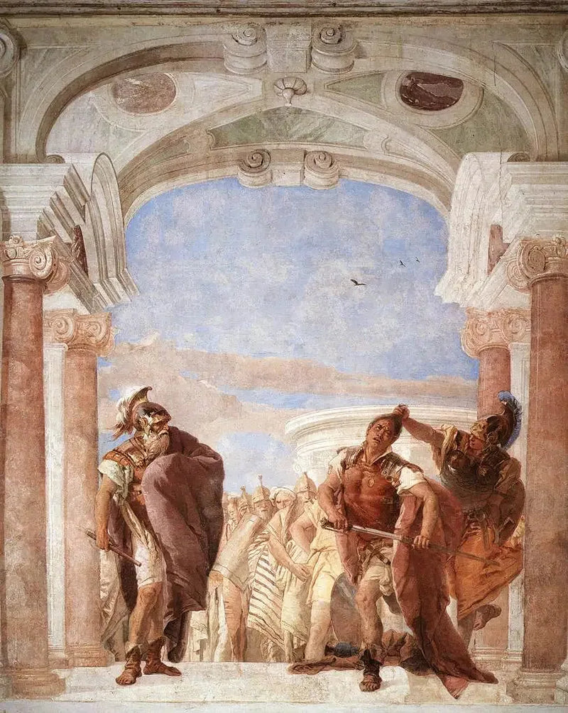 A ira de Aquiles - Giovanni Battista Tiepolo