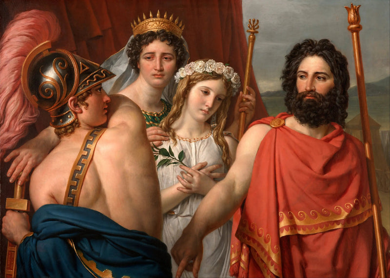 A Ira de Aquiles - Jacques-Louis David