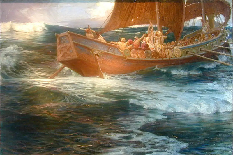 A ira do deus do mar - Herbert Draper