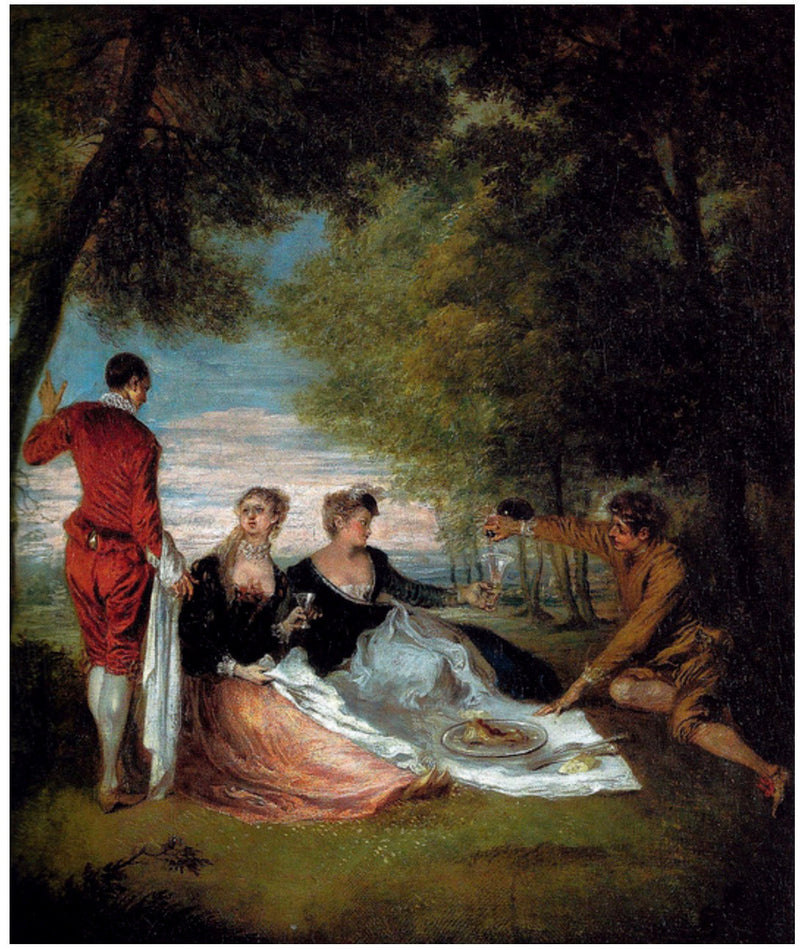 A Colação na Relva - Antoine Watteau
