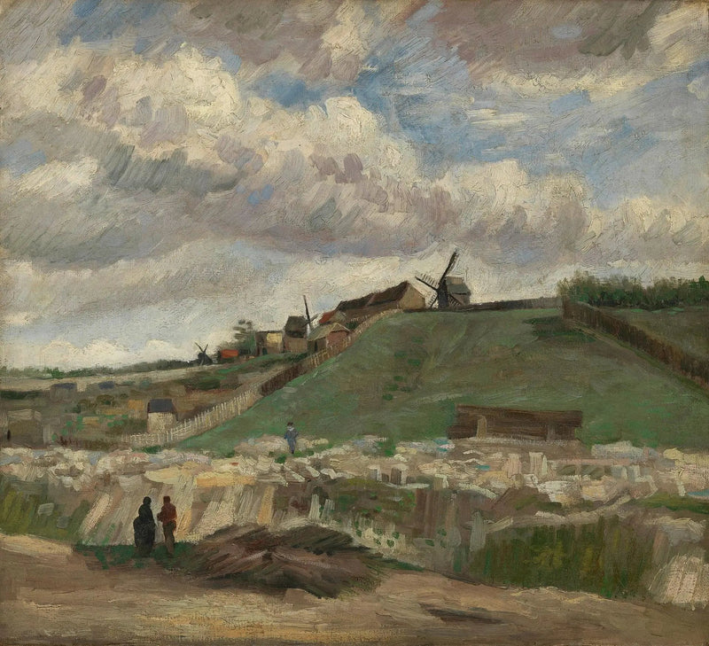 A colina de Montmartre com a pedreira - Vincent van Gogh