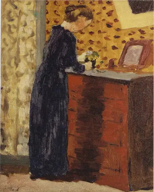 A cômoda vermelha - Édouard Vuillard