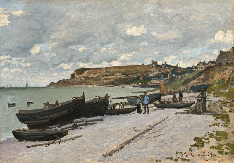 O município de Saint-Martin - Claude Monet