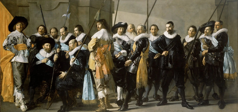 A Companhia do capitão Reinier Réael, conhecida como « A Companhia Magra » - Frans Hals