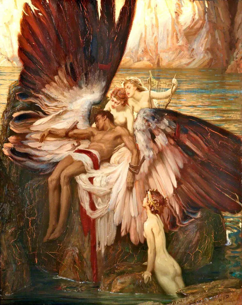 A Lamentação para Ícaro - Herbert Draper