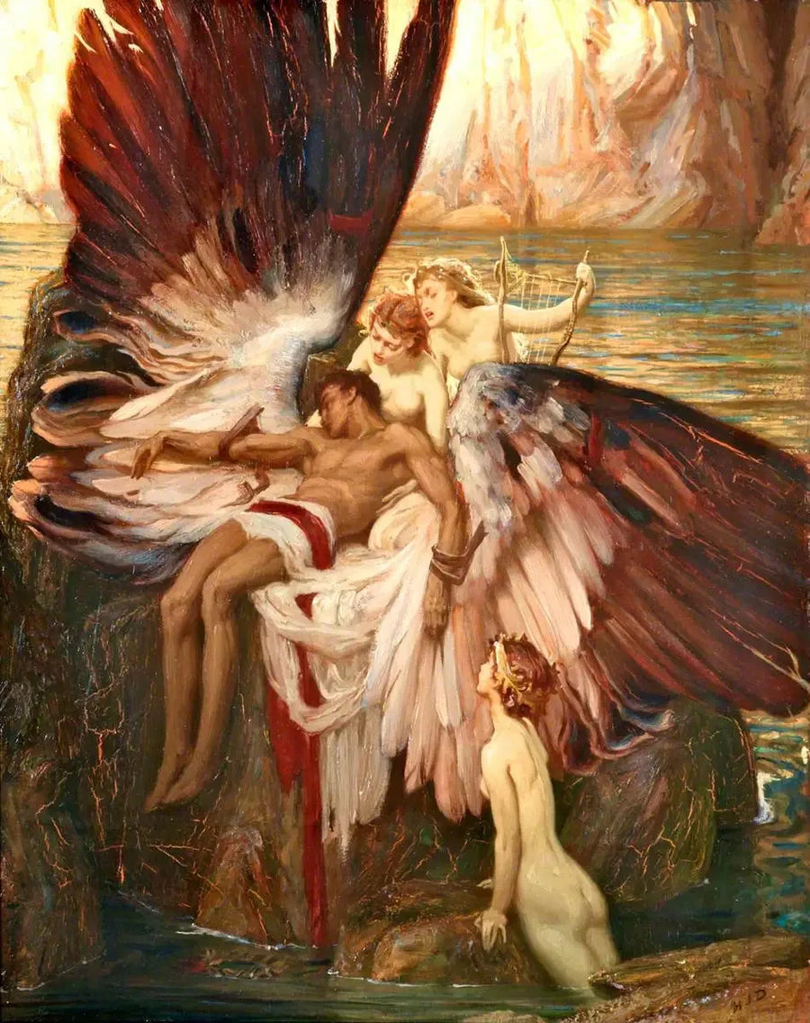A Lamentação para Ícaro - Herbert Draper