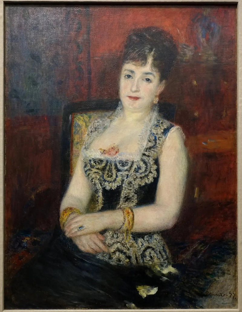 A Condessa de Pourtalès, nascida Mélanie de Bussière - Pierre-Auguste Renoir