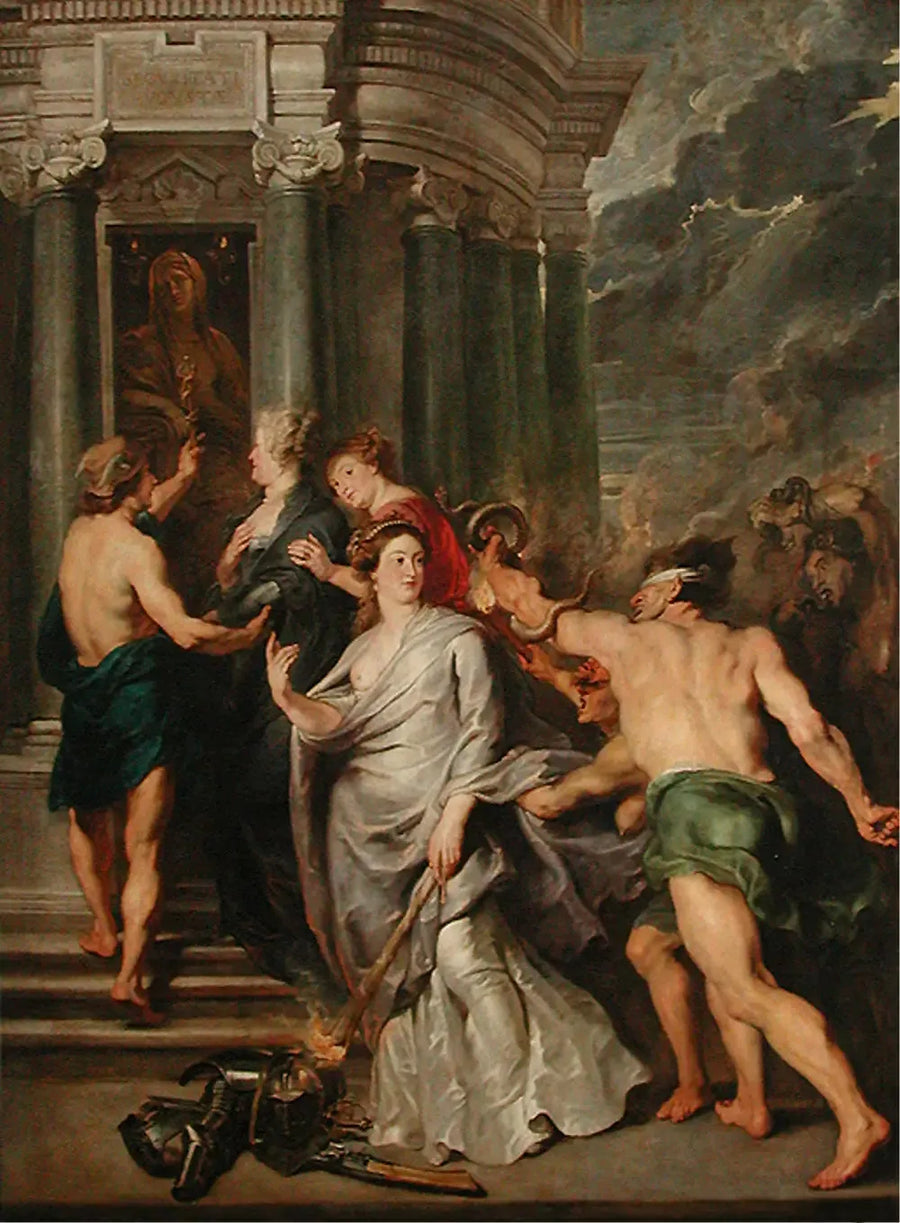A Conclusão da Paz em Angers em 10 de agosto de 1620 - Peter Paul Rubens
