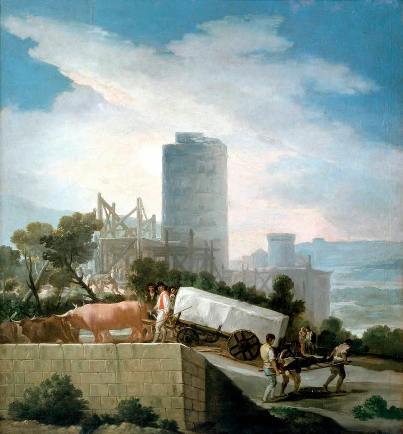 A Condução de um Arado - Francisco de Goya