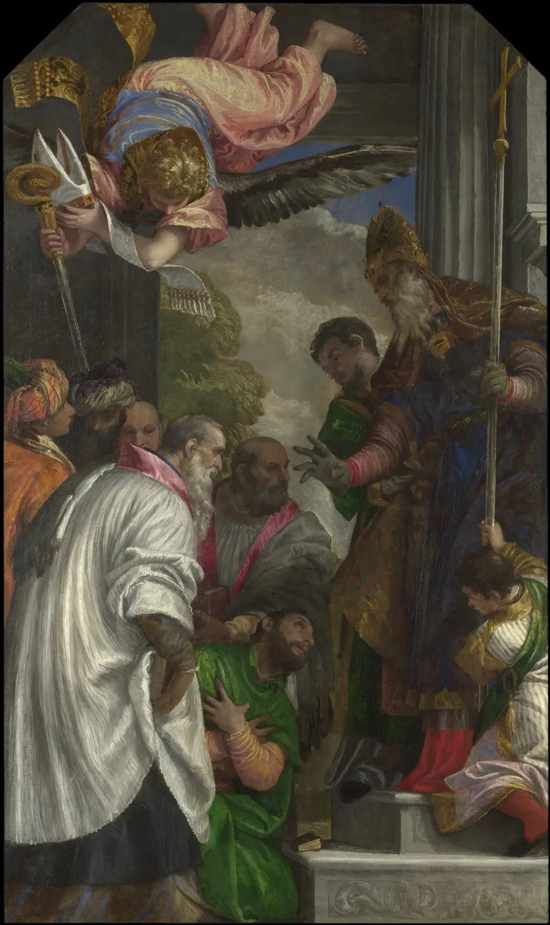 A consagração de São Nicolau - Paulo Véronèse