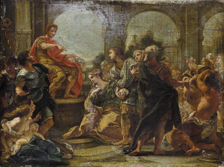 La continence de Scipion - Giovanni Battista Gaulli