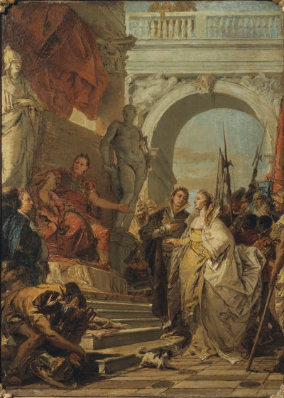 La continence de Scipion - Giovanni Battista Tiepolo - Alpha Reproduction