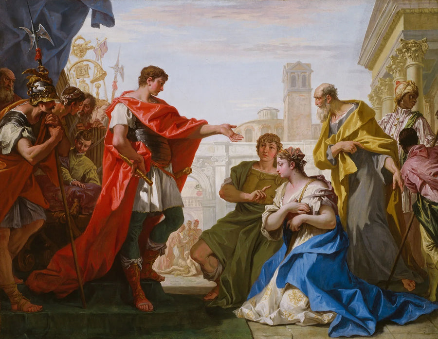 A continência de Escipião - Sebastiano Ricci