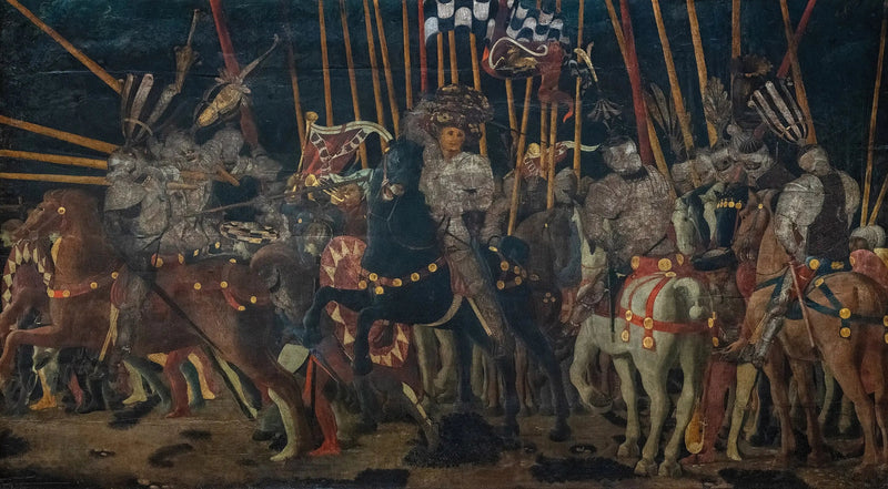 A Contra-Ataque de Micheletto Attendolo da Cotignola - Paolo Uccello