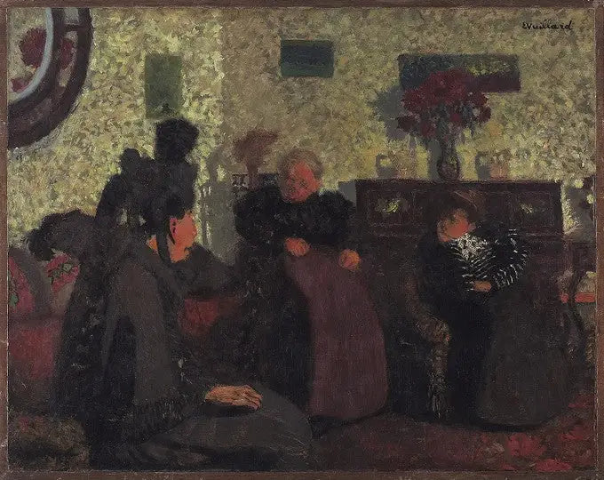 A conversa - Édouard Vuillard