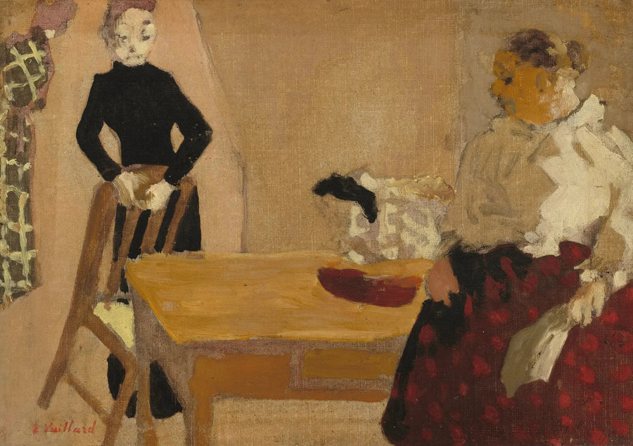 A conversa - Édouard Vuillard