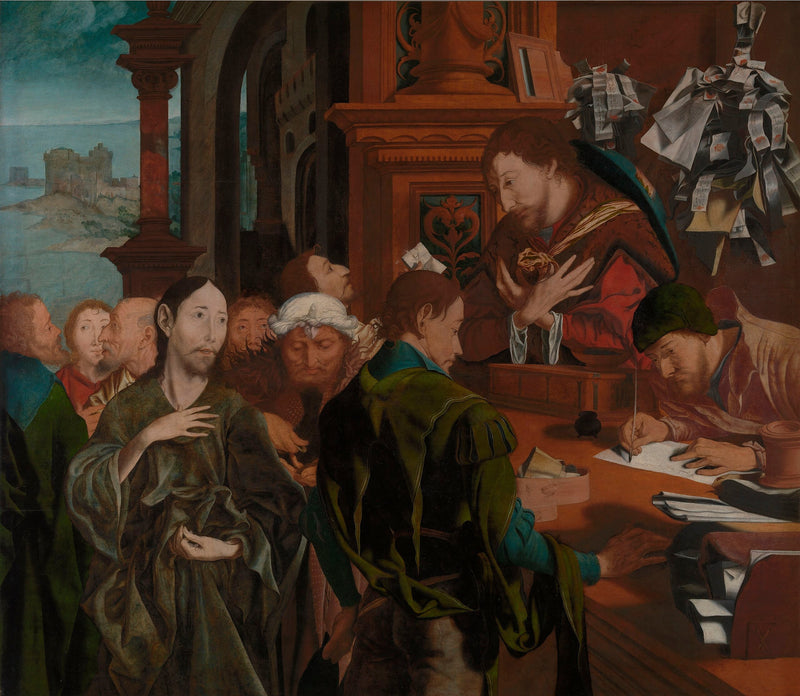 A Conversão de São Mateus - Marinus van Reymerswale
