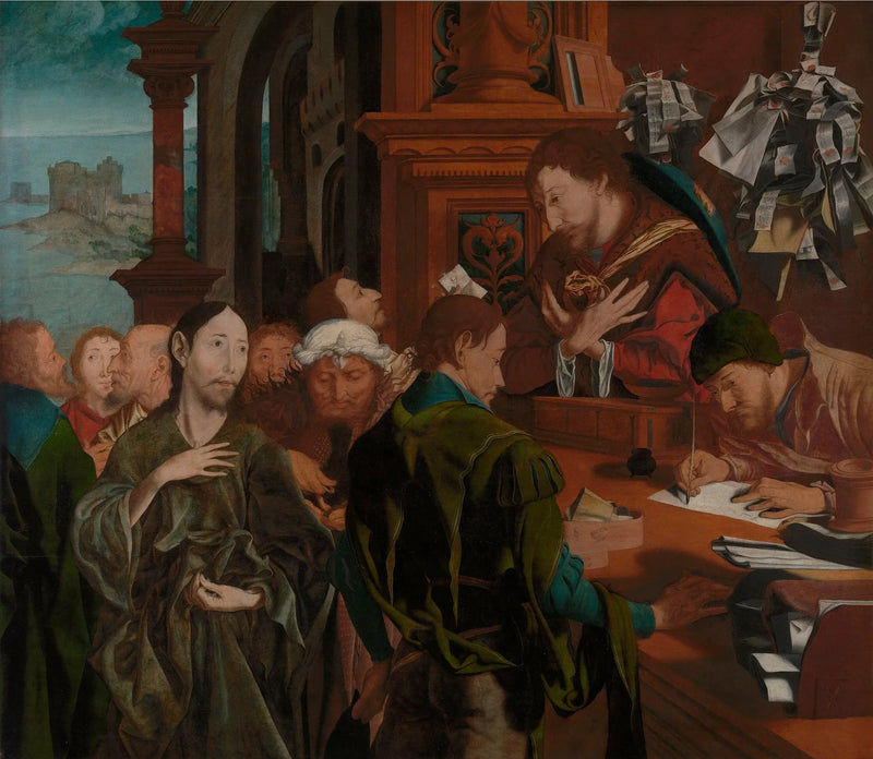A Conversão de São Mateus - Marinus van Reymerswale