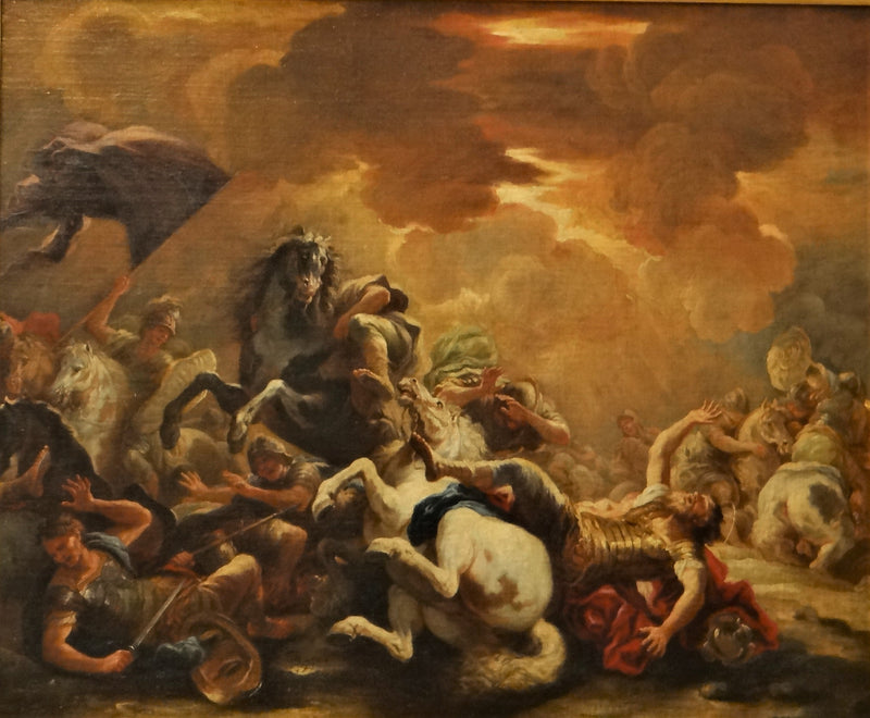 A Conversão de São Paulo no caminho de Damasco - Luca Giordano