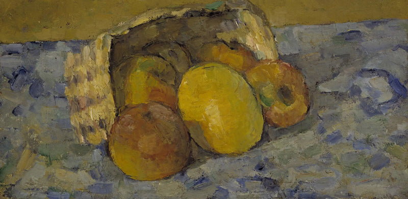 A Cesta Virada - Paul Cézanne