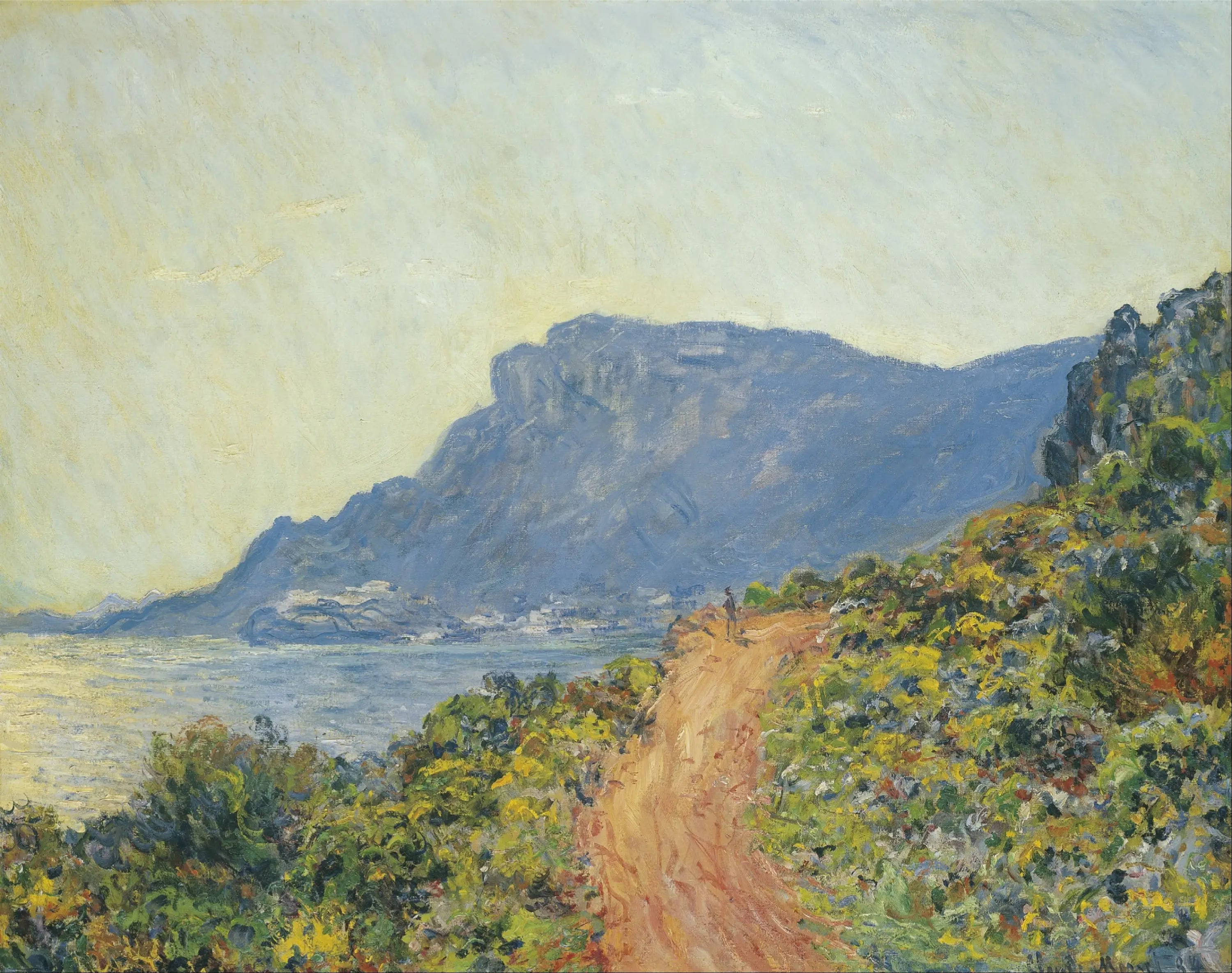 Reproduction du tableau « La Corniche près de Monaco - Claude Monet » par Alpha Reproduction en peinture à l’huile