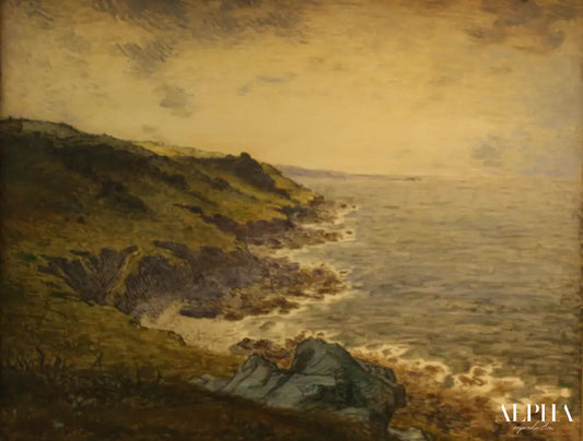 La Côte à Gréville - Jean-François Millet - Reproductions de tableaux et peintures haut de gamme