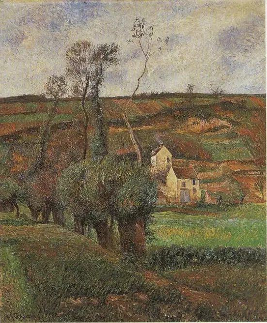 A costa Lézard em Pontoise - Camille Pissarro