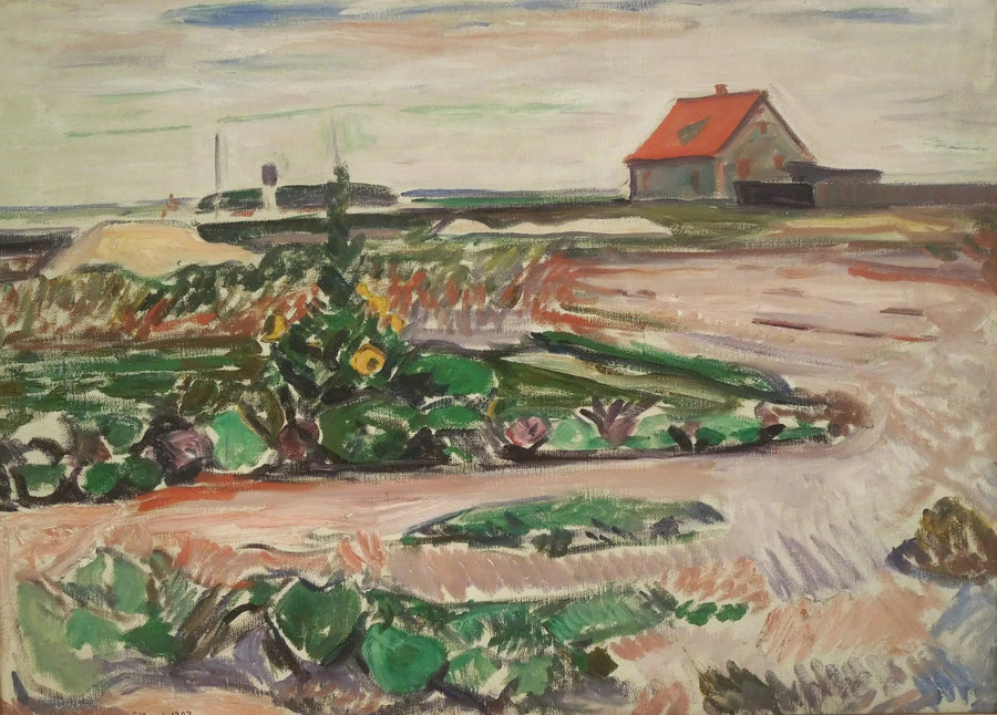 A Costa perto de Lübeck - Edvard Munch