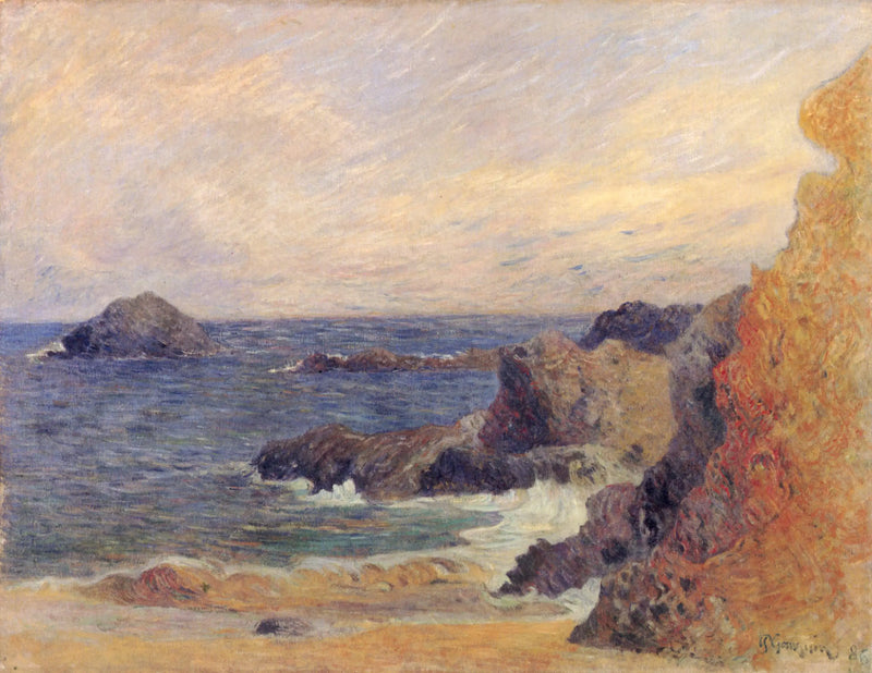 A costa rochosa - Paul Gauguin