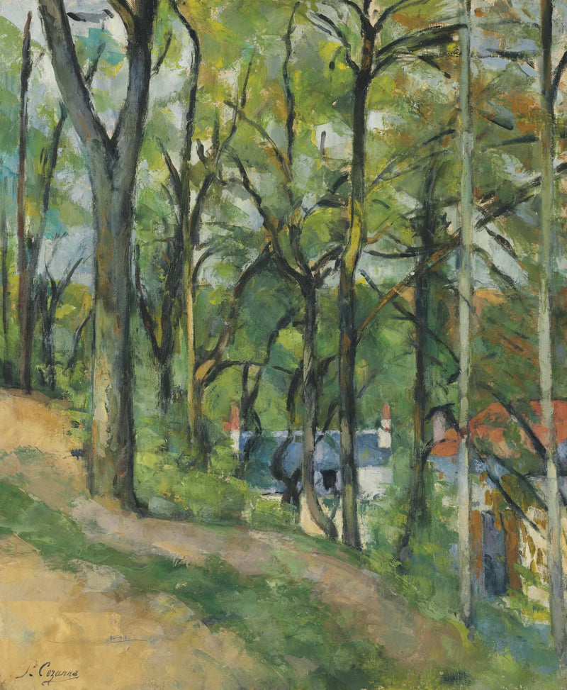 A Costa Saint-Denis em Pontoise - Paul Cézanne